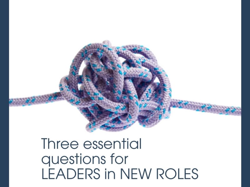 3 Essential Questions for Leaders in New&nbsp;Roles