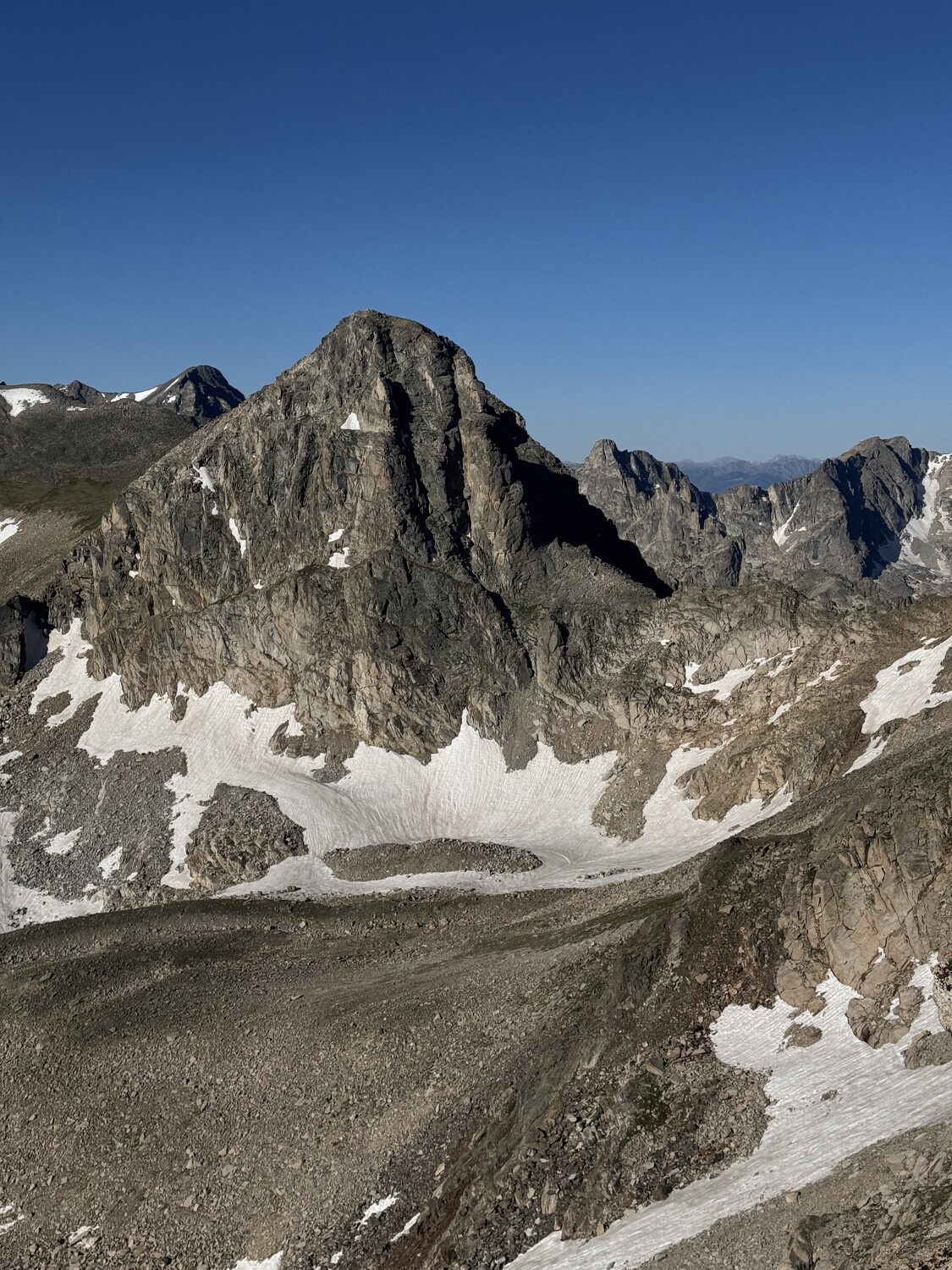 Intimidating North Face of Toll